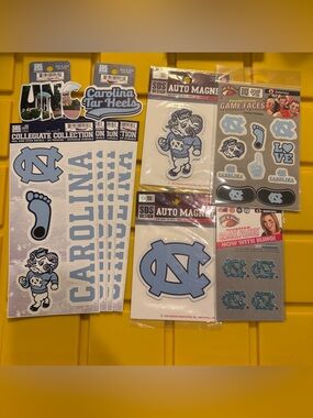 UNC Tar Heels Decal/Magnet Pack